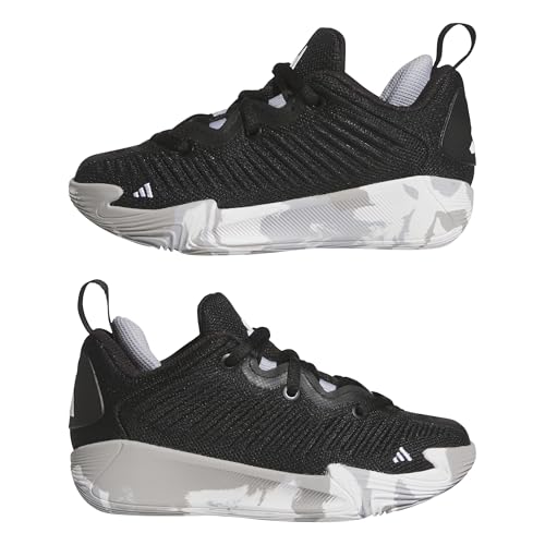 adidas Unisex-Kids Initiation J, Black/Halo Silver/White, 3.5