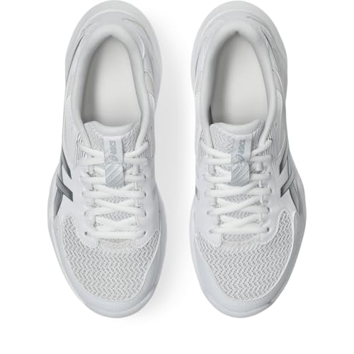 ASICS Women's Gel-Rocket 12 Volleyball Shoes, 8, White/Pure Silver