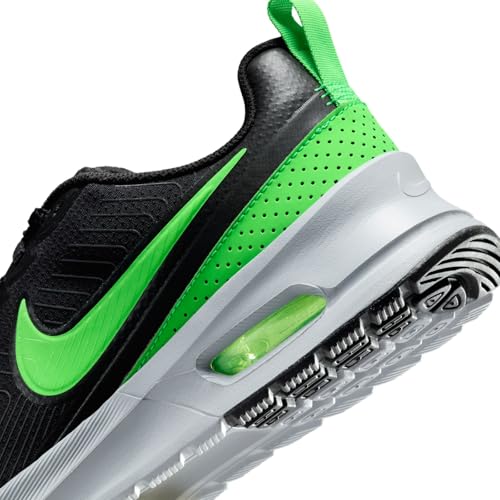 Nike Air Max Nuaxis Men's Shoes (HV5754-010, Black/Anthracite/Wolf Grey/Green Strike) Size 10