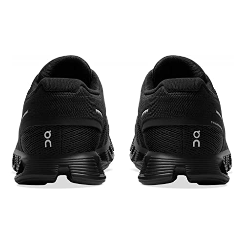 ON Women's Cloud 5 Sneakers, All Black, 7.5