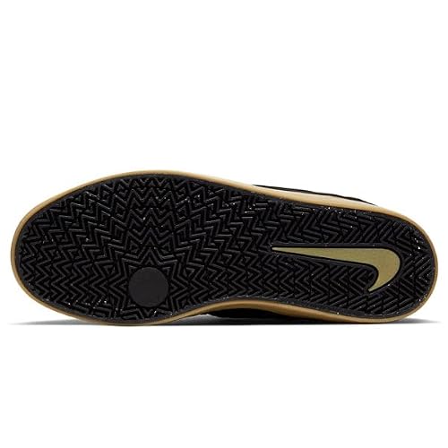 Nike 905373-006: SB Check Big Kids Black Black Gum Sneaker (4.5 M US Big Kid)
