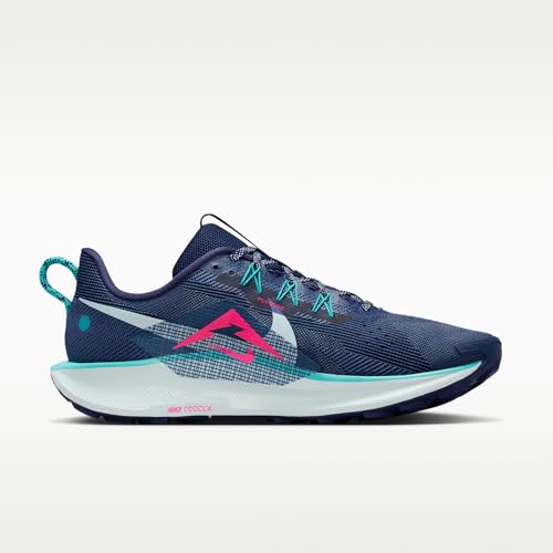 Nike Mens Pegasus Trail 5 Midnight Navy/Hyper Pink/Dusty Cactus 11 Medium
