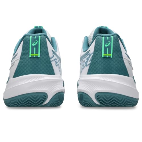 ASICS Men's Gel-Challenger 15 Padel Tennis Shoes, 7, White/Misty Pine