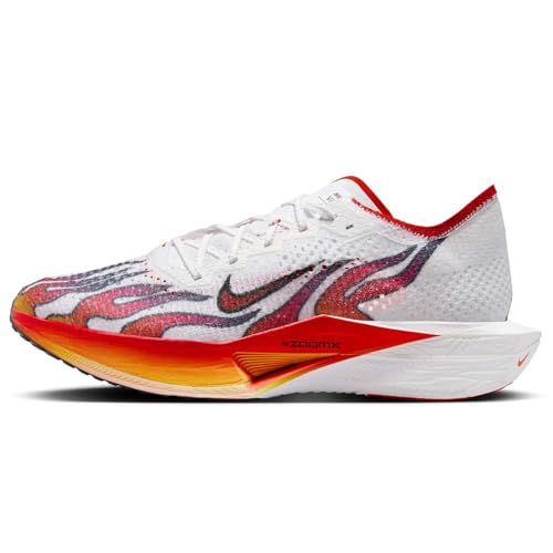 Nike Vaporfly 3 Men's Road Racing Shoes (HQ3504-100, White/Black/University Red/Habanero Red) Size 11