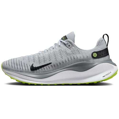 Nike InfinityRN 4 Men's Road Running Shoes (DR2665-002, Wolf Grey/Pure Platinum/Cool Grey/Black) Size 7.5
