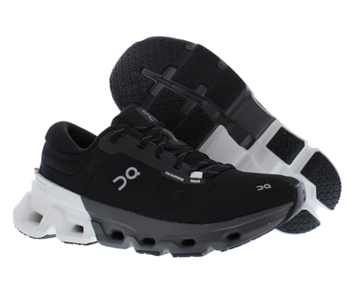 On Women's Cloudflyer 5 Trainers, Black White, 9.5 US