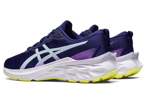 ASICS Kid's NOVABLAST 2 Grade School Running Shoes, 4.5, Dive Blue/Aquarium