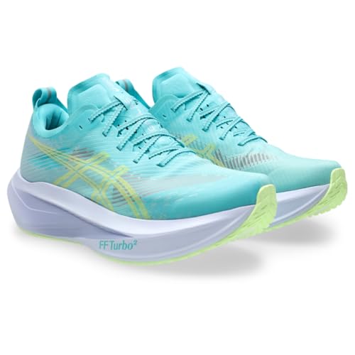 ASICS Unisex MEGABLAST Running Shoes, 7.5M / 9W, Energy Aqua/Blue Fade