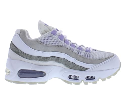 Nike Air Max 95 Womens Shoes Size 7, Color: Pure White/Hydrangeas/Light Graphite