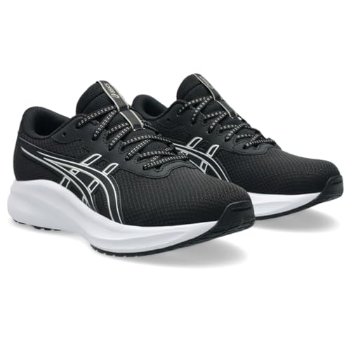 ASICS Kid's Gel-Excite 11 Grade School Running Shoes, 4.5, Black/Meteor Grey