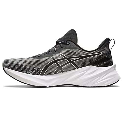 ASICS Men's NOVABLAST 3 LE Running Shoes, 14, Black/White