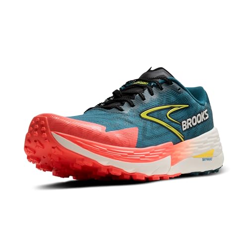 Brooks Men's Catamount 4 Speed Trail Running Shoe - Legion Blue/Celestial/Flame - 10 Medium