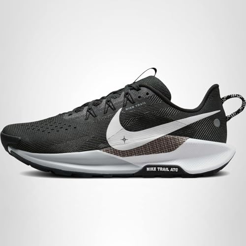 Nike Men's Pegasus Trail 5 Black/White/Anthracite/Wolf Grey 10 Medium
