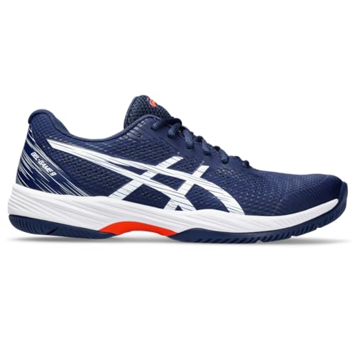 ASICS Men's Gel-Game 9 Tennis Shoe, 9, Blue Expanse/White