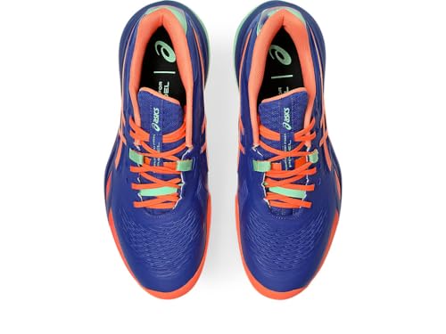 ASICS Men's Gel-Resolution X PadelSneaker, Dark Cobalt Vivid Coral, 7.5 US