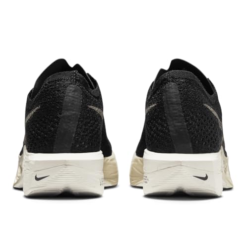 Nike Vaporfly 3 Women's Road Racing Shoes (DV4130-002, Black/Black/Oatmeal/Metallic Gold Grain) Size 10