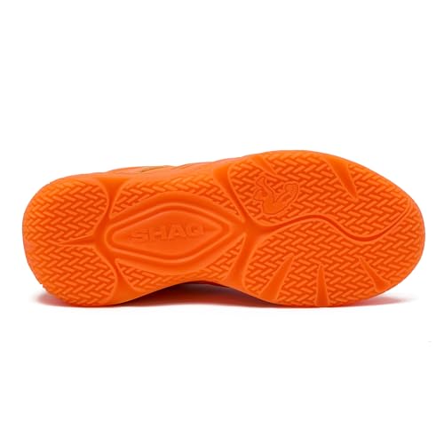 SHAQ Devastator High Top Basketball Shoes for Men, Indoor or Outdoor Court Basketball Mens Sneakers Size 8 to 15 - Orange, 8.5 Medium