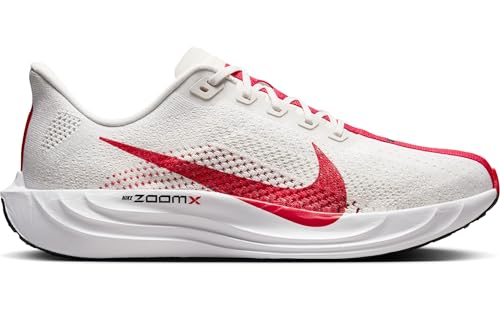 Nike Pegasus Plus Men's Road Running Shoes (FQ7262-003, Platinum Tint/Phantom/Black/University Red) Size 12