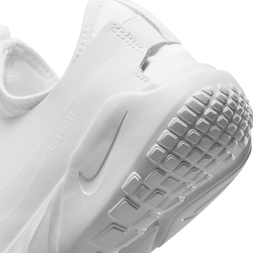 Nike Grade School Flex Runner 2 Road Running Shoes (6Y, White/White)