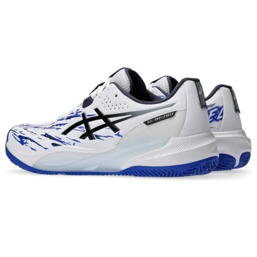 ASICS Men's Gel-Challenger 15 Padel L.E. Tennis Shoes, 9, White/Indigo Fog