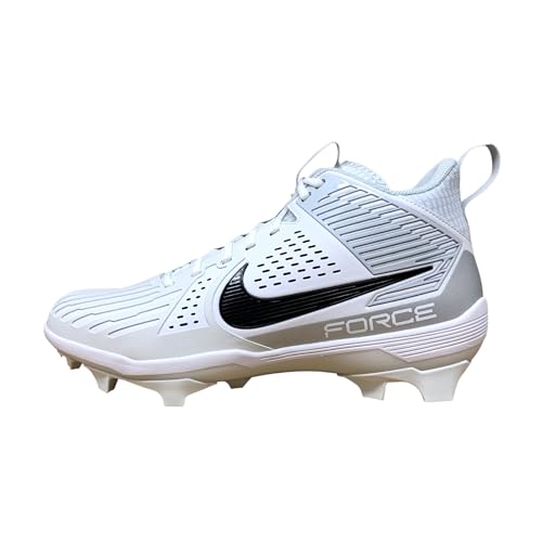 Nike Men's Force Savage Pro 3 Men's Football Cleats (White, US Footwear Size System, Adult, Men, Numeric, Medium, 15)