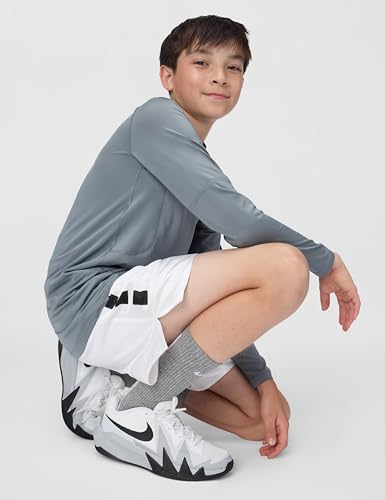 Nike Kid's S.T. Dynamite, White/Black-Summit White-Pure Platinum, 5Y
