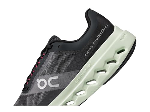 On Womens, Cloudsurfer Next Black/Lima 7 Medium
