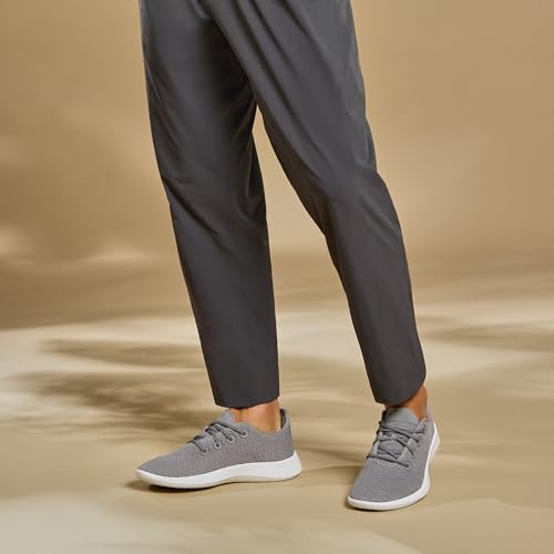 Allbirds Men’s Tree Runner, Everyday Sneakers, Machine Washable Shoe Made with Natural Materials - Kaikoura White (White Sole) - 11 Medium