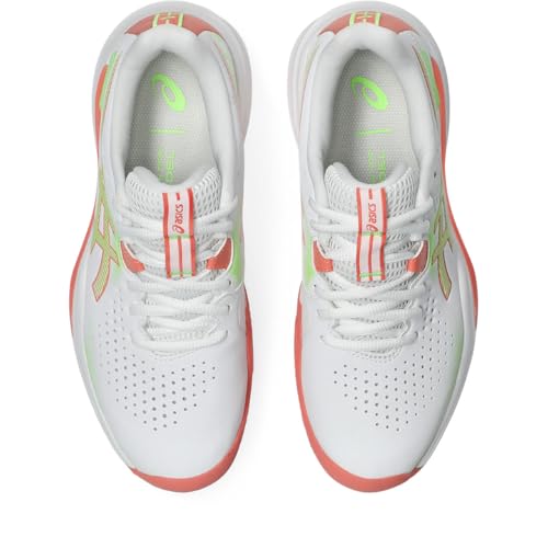 ASICS Women's Gel-Challenger 15 PadelSneaker, White Guava, 11.5 US