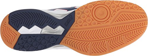 ASICS Men's Gel-Rocket 8 White/Deep Ocean 9 D US