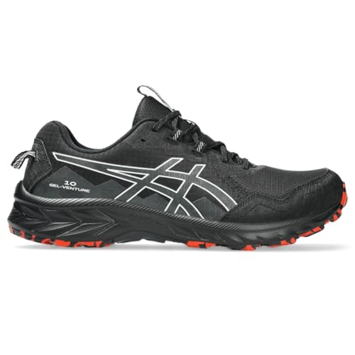 ASICS Men's Gel-Venture 10 Running Shoes, 9.5, Black/Graphite Grey