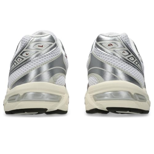 ASICS Unisex Gel-1130 Sneakers, White/Rusted Rock, 8.5 US Women/7 US Men