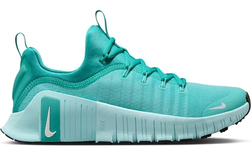 Nike Women's Free Metcon 6 Bleached Turquoise/White/Washed Teal/Teal Tint/Black 5.5 Medium