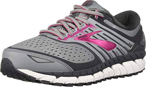 Brooks Womens Ariel '18 - Grey/Grey/Pink - 9.0 - B Medium