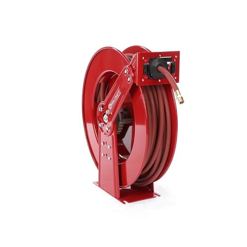 Reelcraft 82100 OLP 1/2-Inch by 100-Feet Spring Driven Hose Reel for Air/Water
