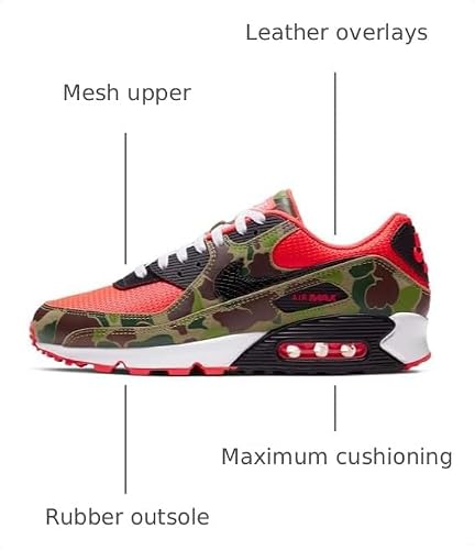 Nike Mens Air Max 90 Retro CW6024 600 Reverse Duck Camo - Size 8.5