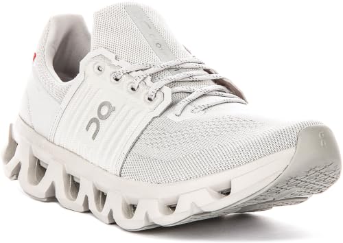 On Running Cloudswift 4 Ad Men's Mid Cushion Standard Road Runn Sneakers (Light Gray, US 11.5)