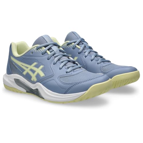 ASICS Women's Gel-Dedicate 9 Pickleball Tennis Shoes, 11, Calm Indigo/Soft Yellow