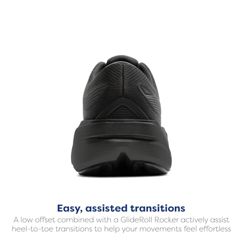 Brooks Men’s Ghost Max 3 Neutral Running & Walking Shoe - Black/Black/Ebony - 12 Medium