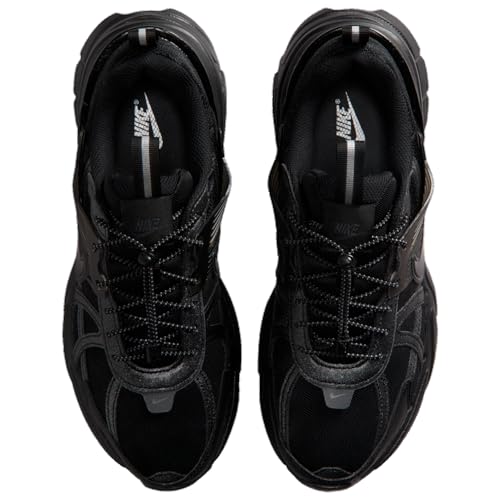 Nike V2K Run - Women's (Black/Black/MTLC Silver) Size 8