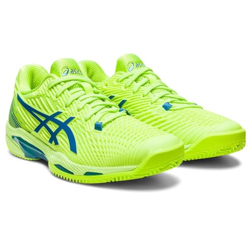 ASICS Solution Speed FF 2 Clay Fast Court Tennis Shoes for Women Light Blue Blue Light Blue, Multicoloured, 8