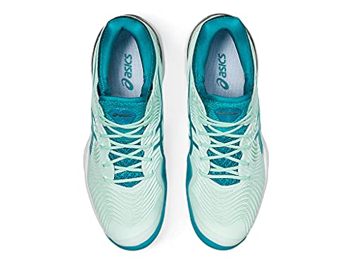ASICS Women's Court FlyteFoam 2 Tennis Shoes, 9, BIO Mint/Lagoon