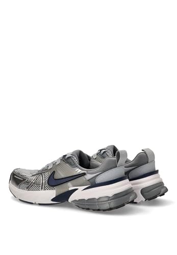 Nike V2K Run Shoes (HJ4497-002, Wolf Grey/Cool Grey/White/Midnight Navy) Size 8
