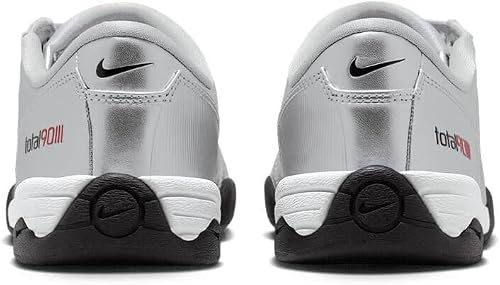 Nike Total 90 III - Metallic Silver / Black / University Red