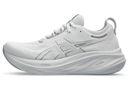 ASICS Men's Gel-Nimbus 26 Running Shoes, 13, Concrete/Pure Silver