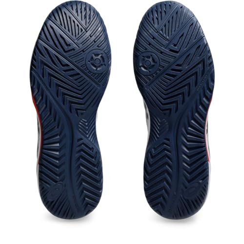 ASICS Men's Gel-Dedicate 8 Pickleball Shoes, 9, Concrete/Night Sky