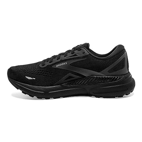 Brooks Men’s Adrenaline GTS 23 Supportive Running Shoe - Black/Black/Ebony - 10 Medium