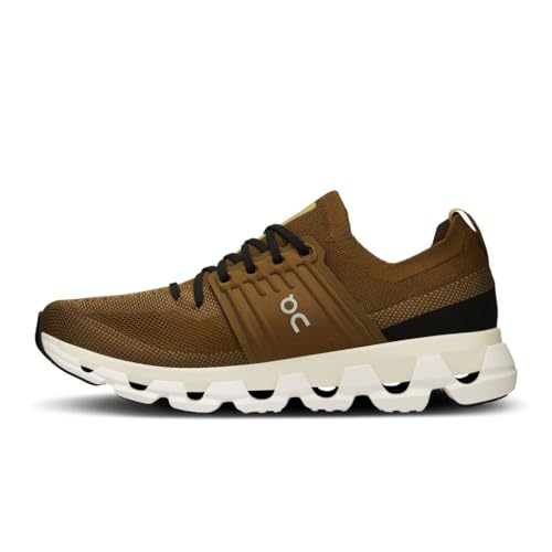 On Men's Cloudswift 3 Sneakers, Hunter | Safari, Green, Brown, 10 Medium US