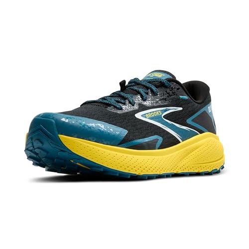 Brooks Men’s Divide 5 Trail Running Shoe - Black/Ebony/White - 10 Medium