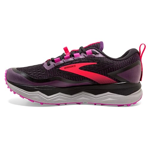 Brooks Caldera 5 Women's Trail Running Shoe - Black/Fuschia/Purple - 5.5